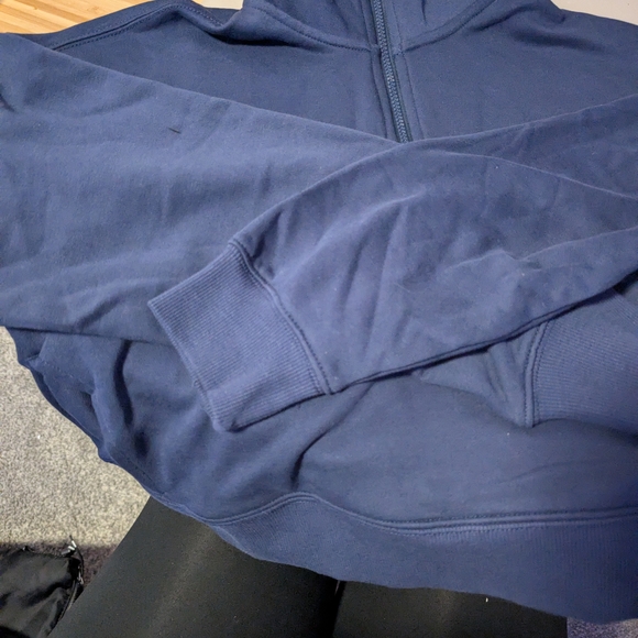 Fabletics Year Round Terry Half Zip  XXS - Picture 3 of 3